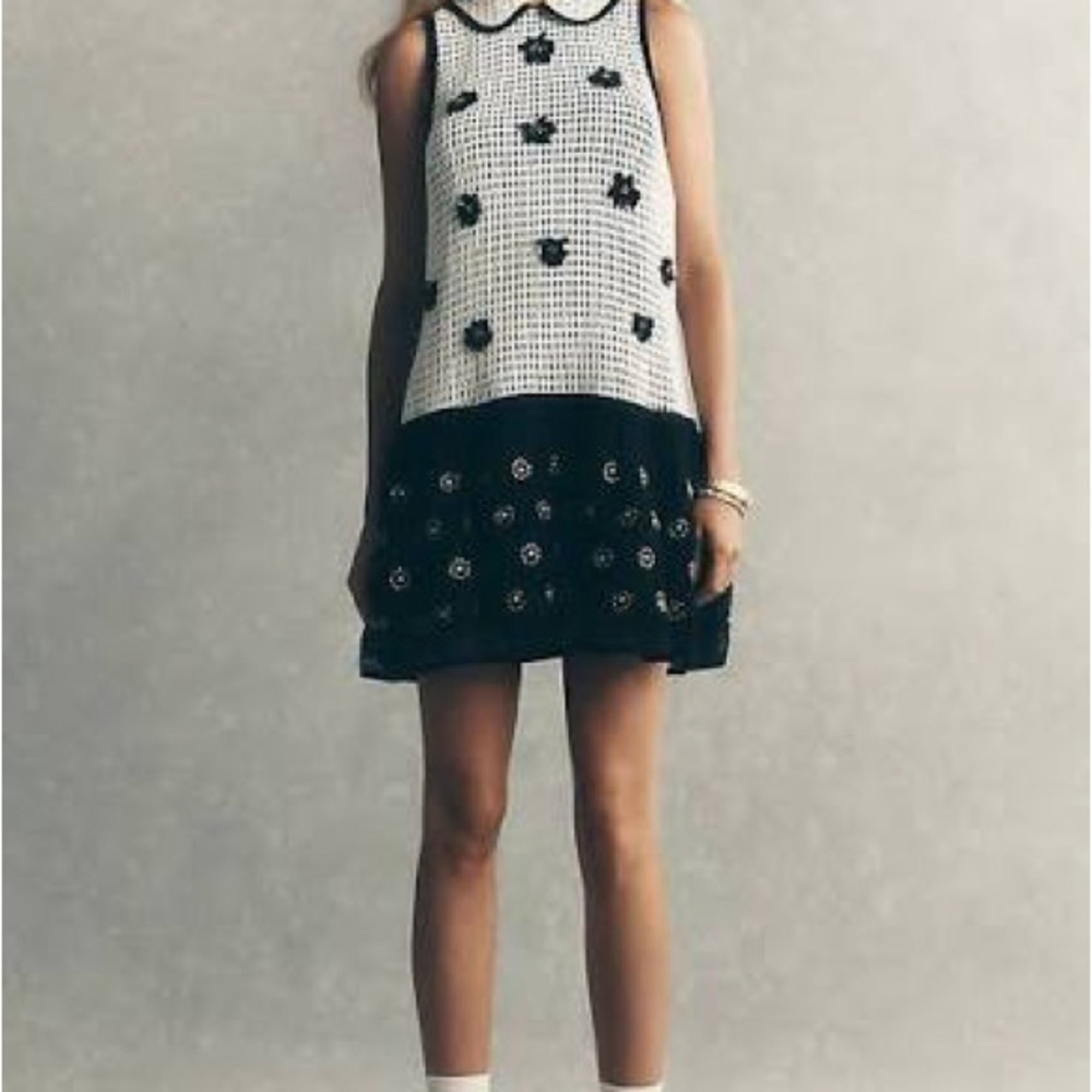 Maeve by Anthropologie Embellished Floral Dress